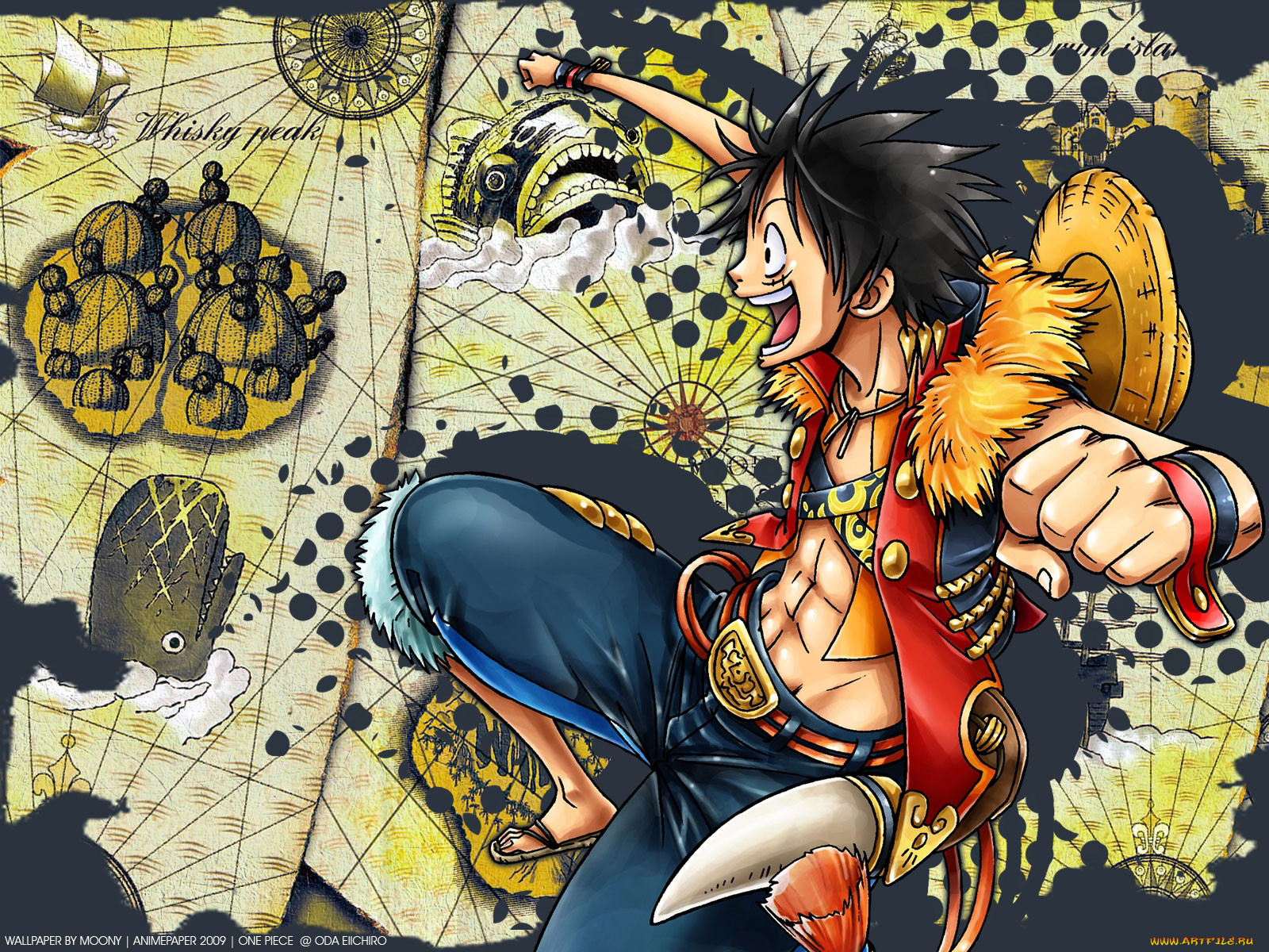 , one, piece, monkey, d, luffy